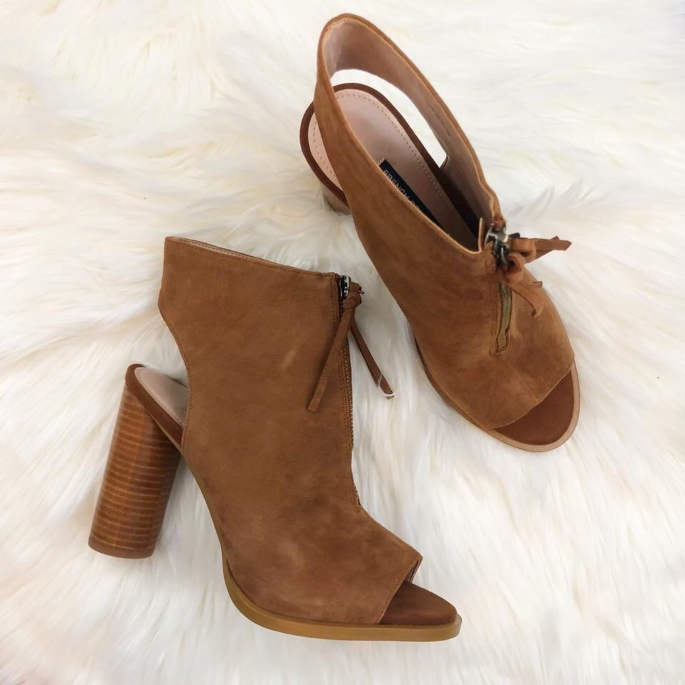 FRENCH CONNECTION  Uttara Open Toe Ankle Bootie
